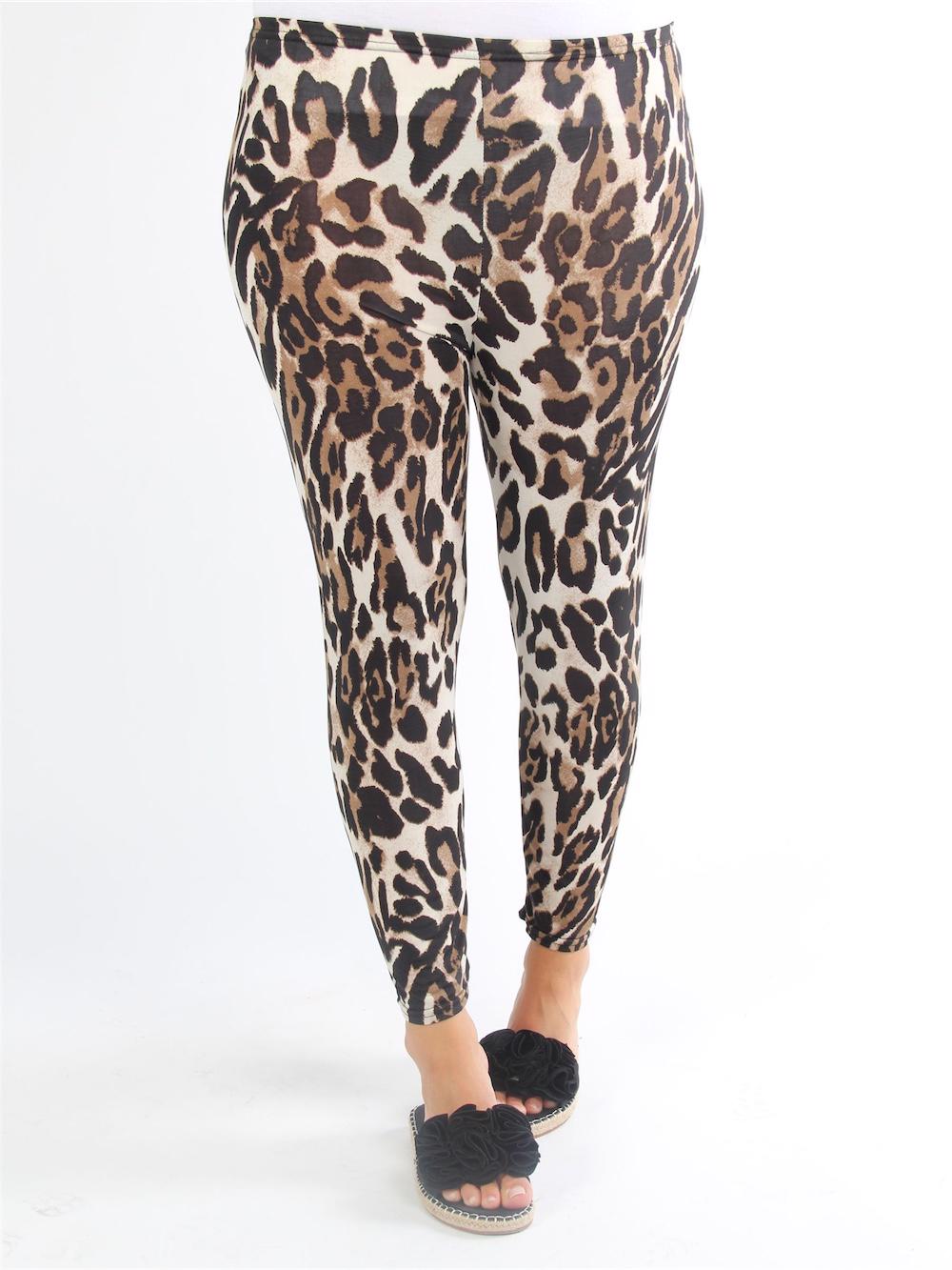 Zoha - Fine leopard leggings